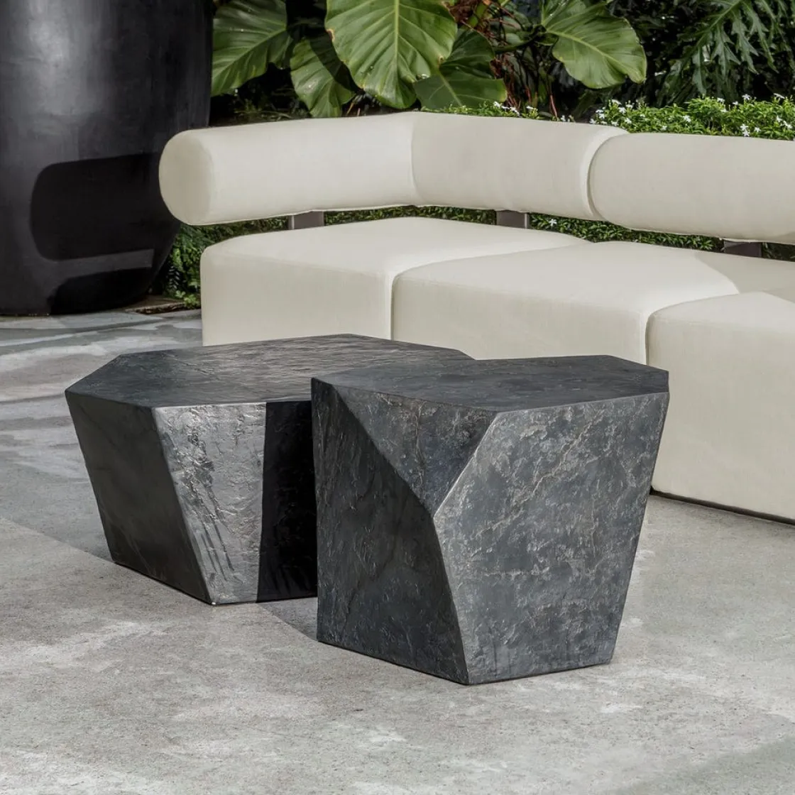 Mor Furniture Parra Outdoor End Table In Gray