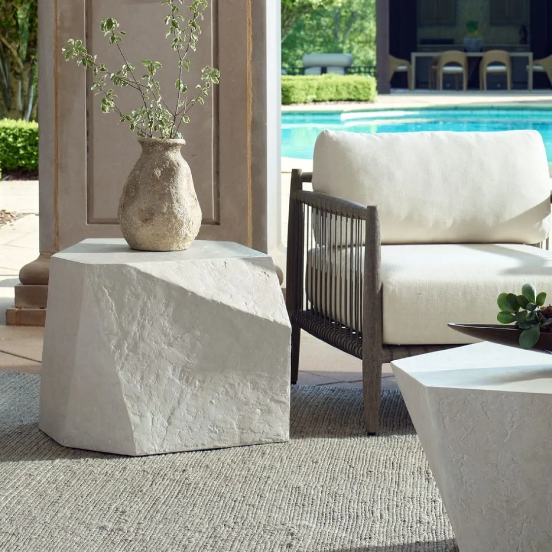 Mor Furniture Parra Outdoor End Table In Gray