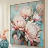 Mor Furniture Parryville Wall Art In Aqua/Pink