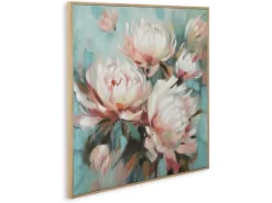 Mor Furniture Parryville Wall Art In Aqua/Pink