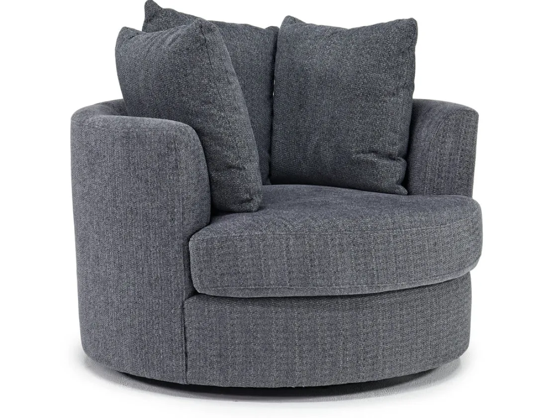 Mor Furniture Pasadena Accent Chair In Brimfield Denim