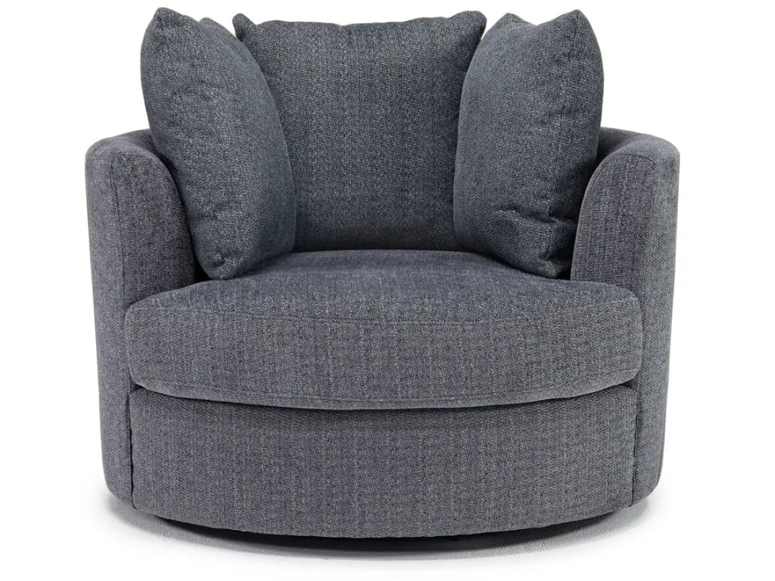 Mor Furniture Pasadena Accent Chair In Brimfield Denim