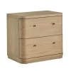 Mor Furniture Penny 2 Drawer Nightstand In Buff Cream
