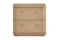 Mor Furniture Penny 2 Drawer Nightstand In Buff Cream
