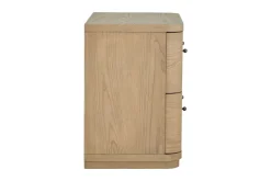 Mor Furniture Penny 2 Drawer Nightstand In Buff Cream