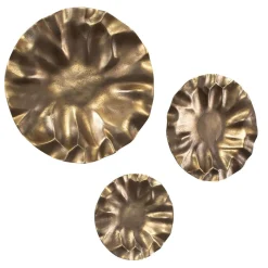Mor Furniture Peonia Wall Art In Bronze, Set Of 3