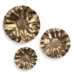 Mor Furniture Peonia Wall Art In Bronze, Set Of 3