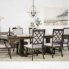 Mor Furniture Phillipe Dining Table & 4 Side Chairs & 2 Arm Chairs In Cherry