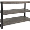 Mor Furniture Pinnacle Sofa Table In Gray