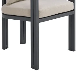 Mor Furniture Playa Outdoor Side Chair In Dark Gray, Set Of 2