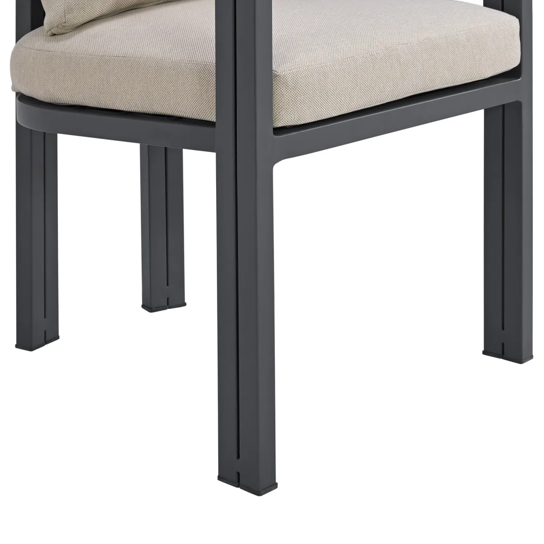 Mor Furniture Playa Outdoor Side Chair In Dark Gray, Set Of 2