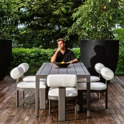 Mor Furniture Polanco Outdoor Dining Table In Black