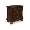 Mor Furniture Porter Nightstand In Mahogany