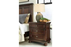 Mor Furniture Porter Nightstand In Mahogany