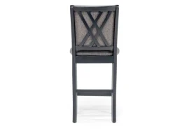 Mor Furniture Potomac Counter Height Stool In Black, Set Of 2