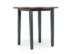 Mor Furniture Potomac Round Counter Height Dining Table & 4 Stools In Brown/Black
