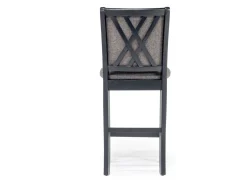 Mor Furniture Potomac Round Counter Height Dining Table & 4 Stools In Brown/Black
