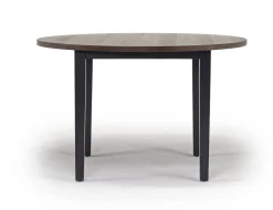 Mor Furniture Potomac Round Dining Table & 4 Chairs In Brown / Black