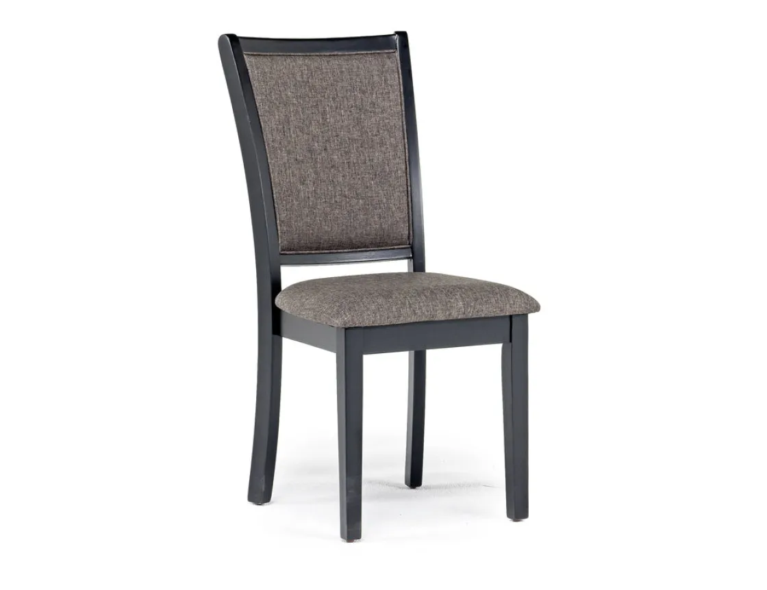Mor Furniture Potomac Round Dining Table & 4 Chairs In Brown / Black