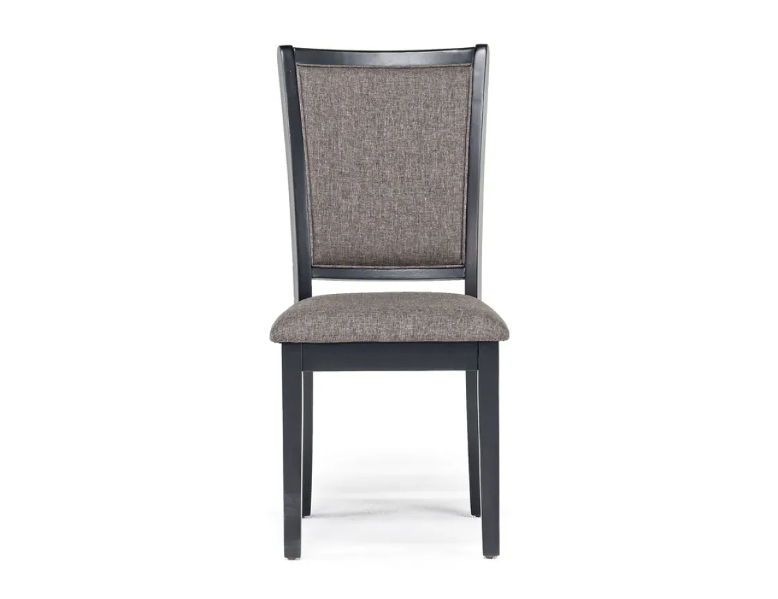 Mor Furniture Potomac Round Dining Table & 4 Chairs In Brown / Black