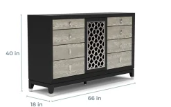Mor Furniture Proximity Dresser In Gray Oak Ii