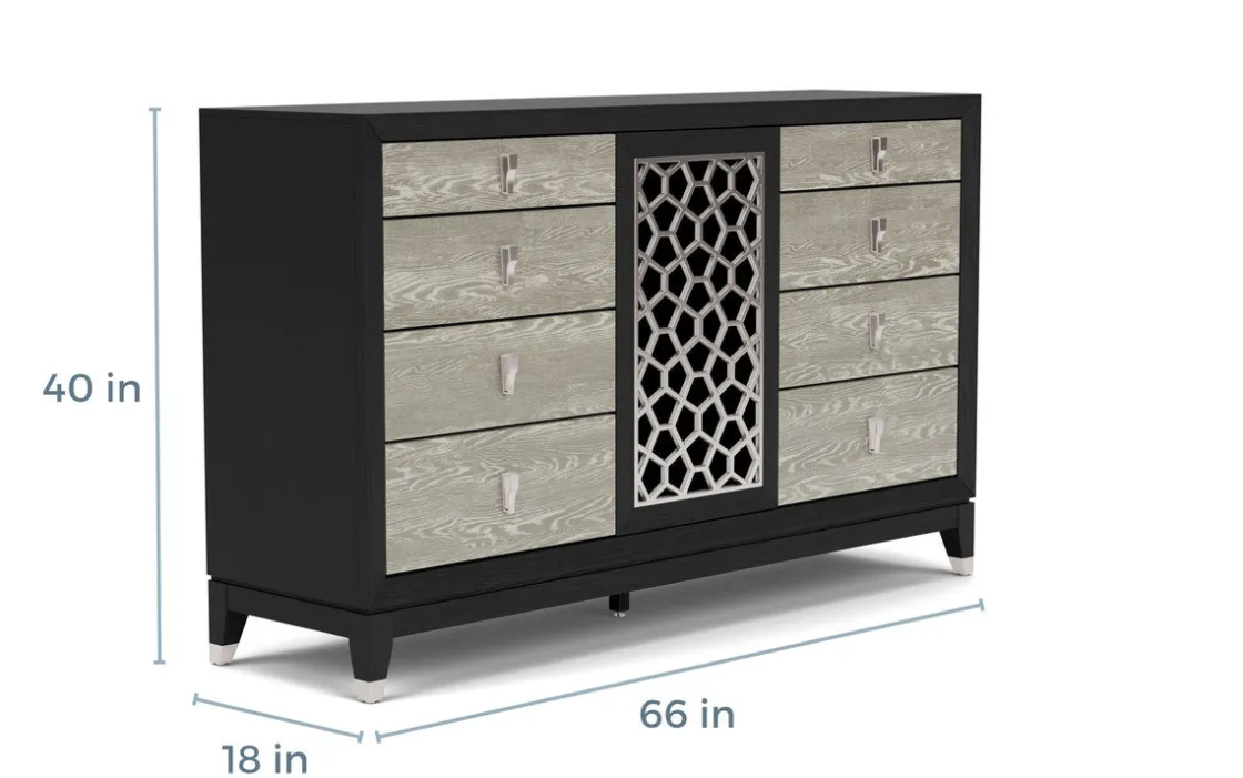 Mor Furniture Proximity Dresser In Gray Oak Ii