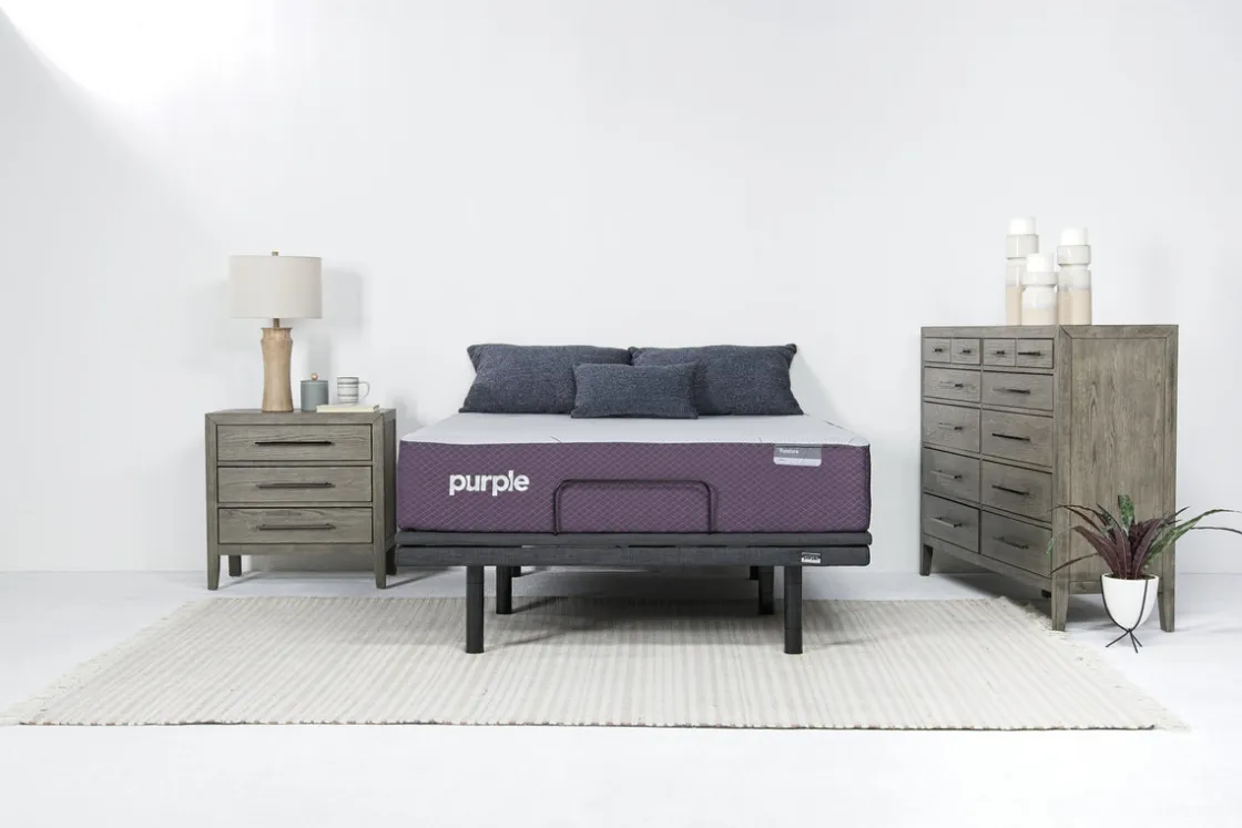 Mor Furniture Purple Innovations Premier Plus Smart Adjustable Foundation, Eastern King