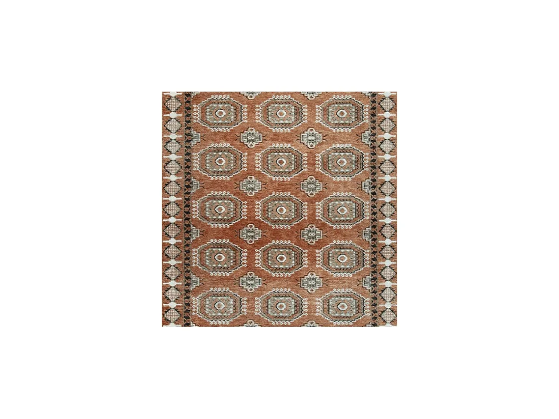 Mor Furniture Qaabiz Rug In Sienna/Ivory/Black, 8x10