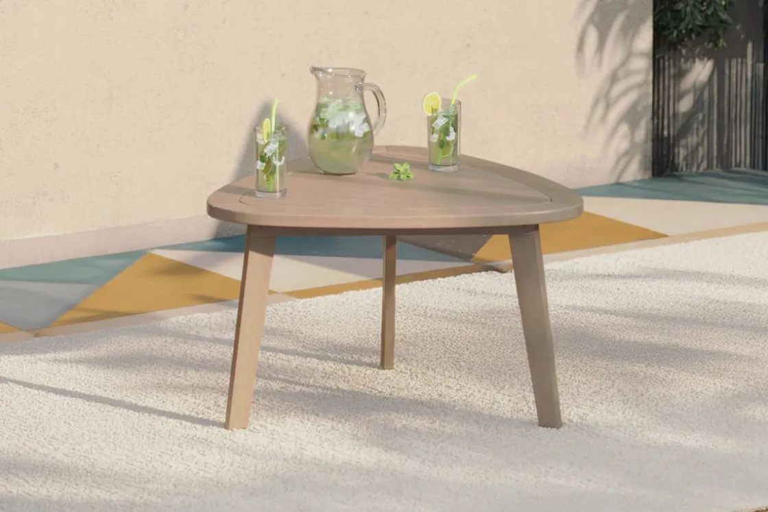 Mor Furniture Radius Outdoor End Table In Natural