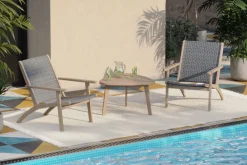 Mor Furniture Radius Outdoor End Table In Natural