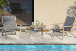 Mor Furniture Radius Outdoor End Table In Natural
