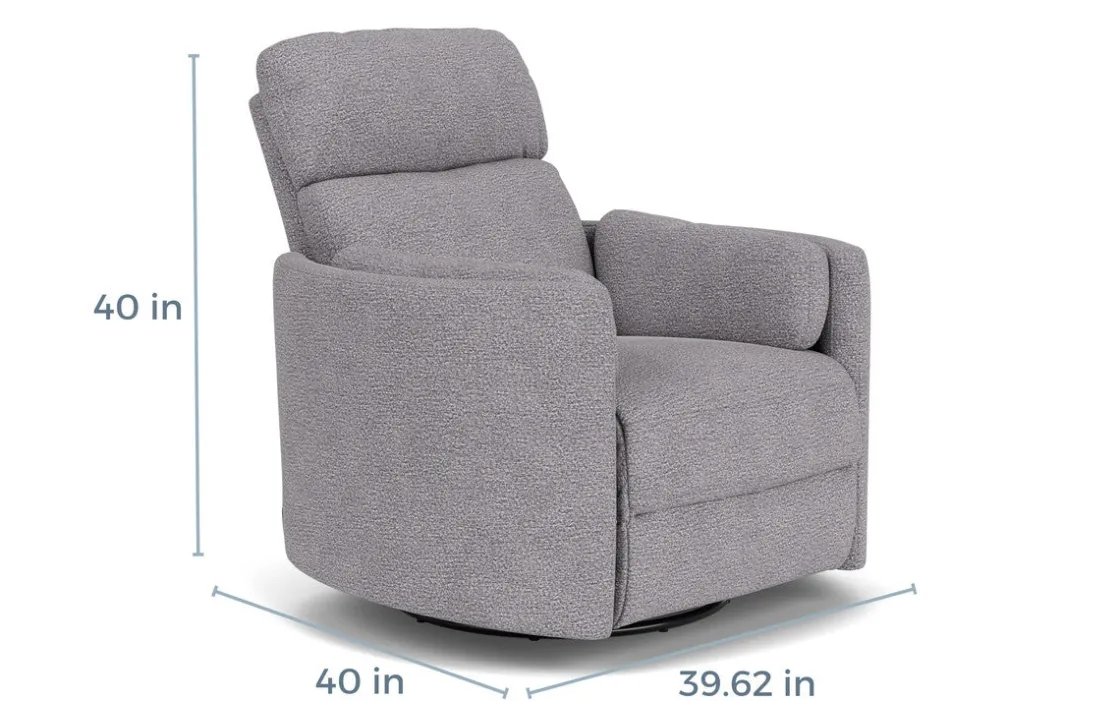 Mor Furniture Radius Power Recliner In Dark Brown