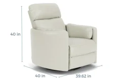Mor Furniture Radius Power Recliner In Dark Brown