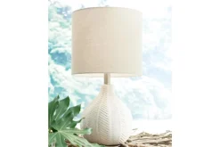 Mor Furniture Rainermen Lamp In Offwhite