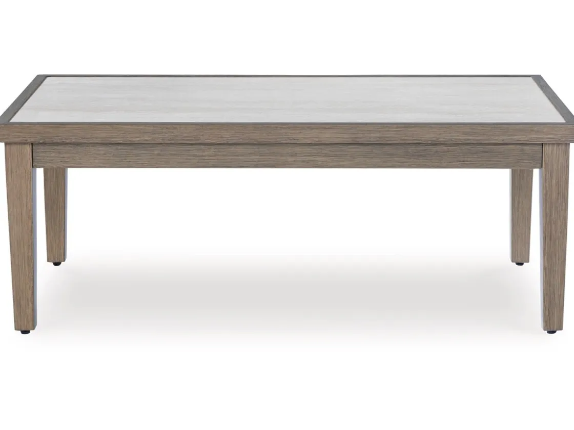Mor Furniture Rainier Outdoor Coffee Table In Brown