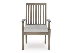 Mor Furniture Rainier Outdoor Dining Table & 6 Chairs In Brown/Beige