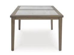 Mor Furniture Rainier Outdoor Dining Table & 6 Chairs In Brown/Beige