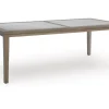 Mor Furniture Rainier Outdoor Dining Table In Brown
