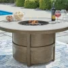 Mor Furniture Rainier Outdoor Firepit In Brown/Beige