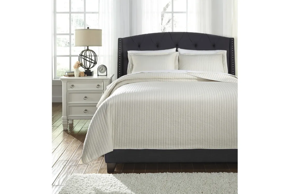 Mor Furniture Raleda 3 Piece Coverlet In , Eastern King