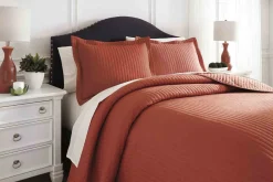 Mor Furniture Raleda 3 Piece Coverlet In , Eastern King