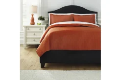 Mor Furniture Raleda 3 Piece Coverlet In , Eastern King