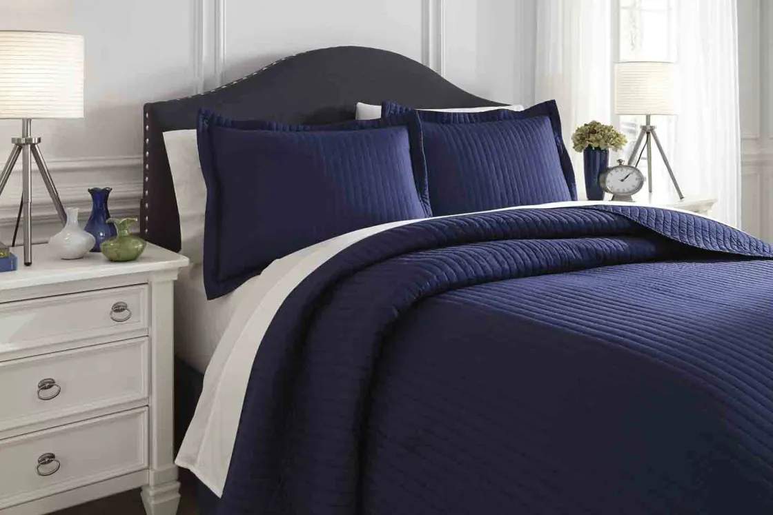 Mor Furniture Raleda 3 Piece Coverlet In , Eastern King