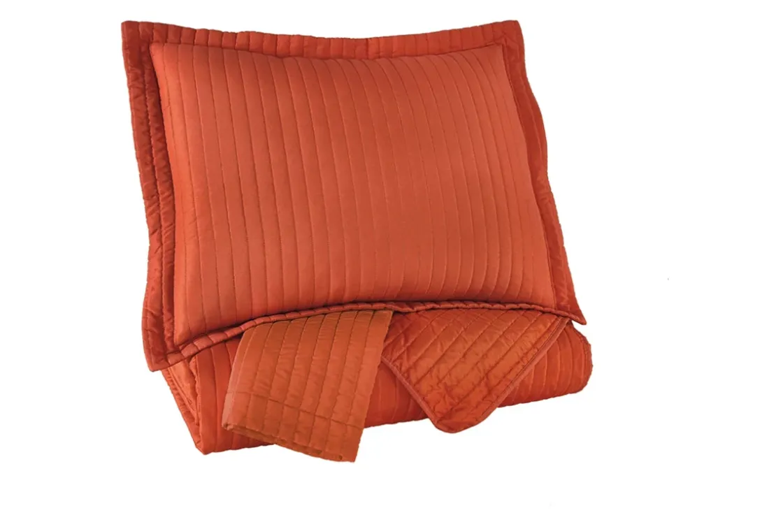 Mor Furniture Raleda 3 Piece Coverlet In , Eastern King