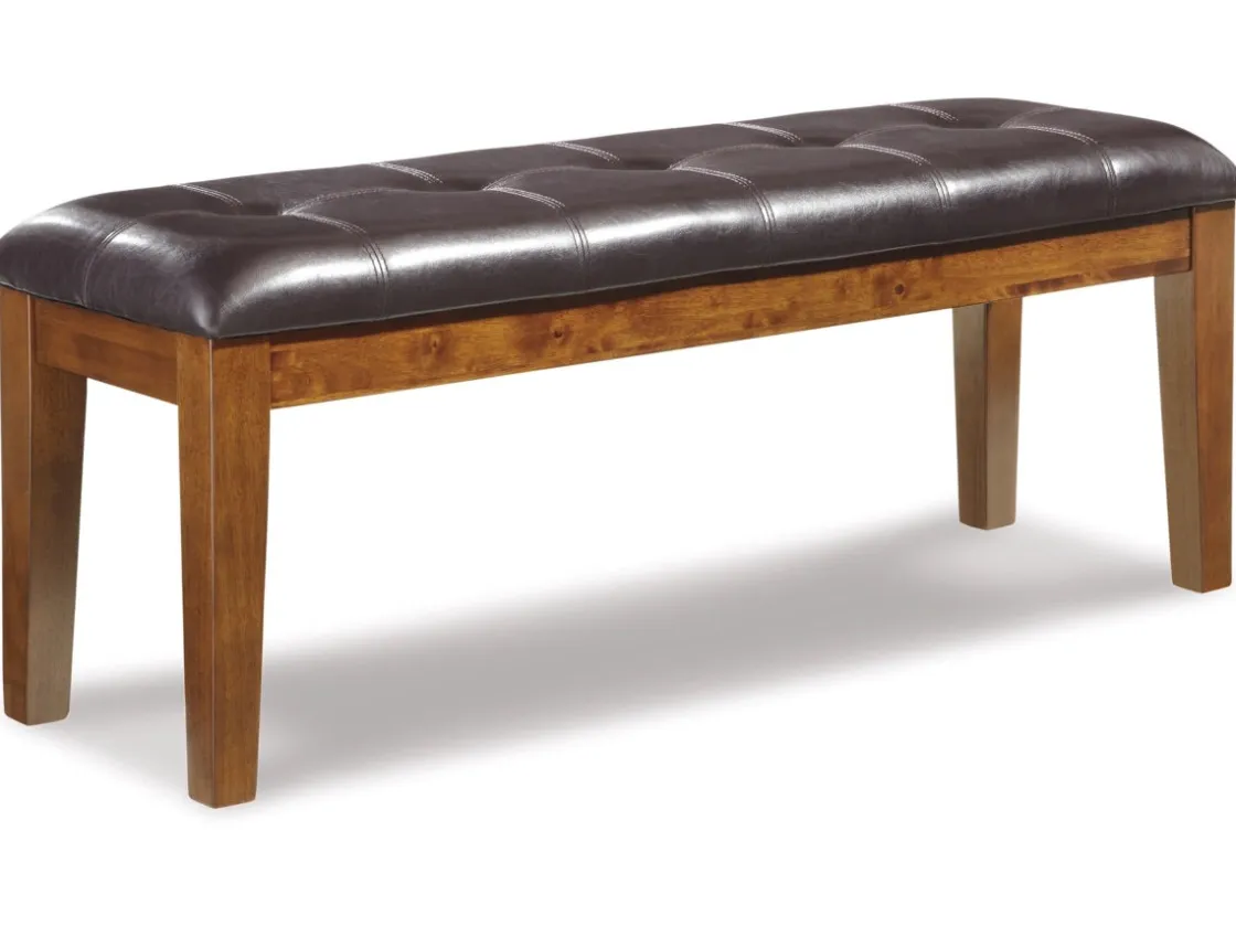 Mor Furniture Ralene Bench In Medium Brown