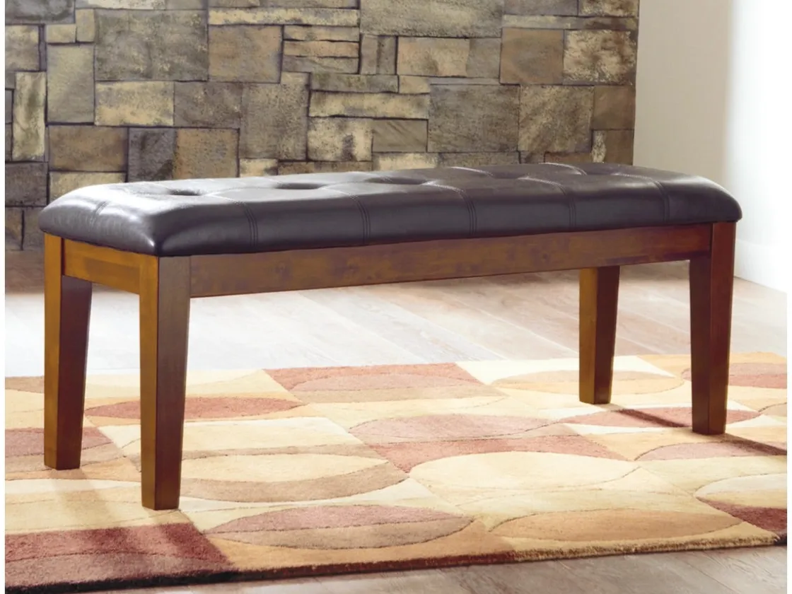 Mor Furniture Ralene Bench In Medium Brown