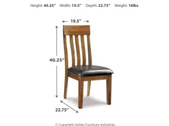 Mor Furniture Ralene Extendable Dining Table & 6 Chairs In Brown
