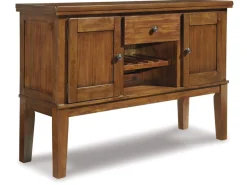 Mor Furniture Ralene Server In Medium Brown