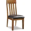 Mor Furniture Ralene Side Chair In Medium Brown, Set Of 2