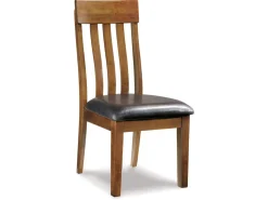 Mor Furniture Ralene Side Chair In Medium Brown, Set Of 2